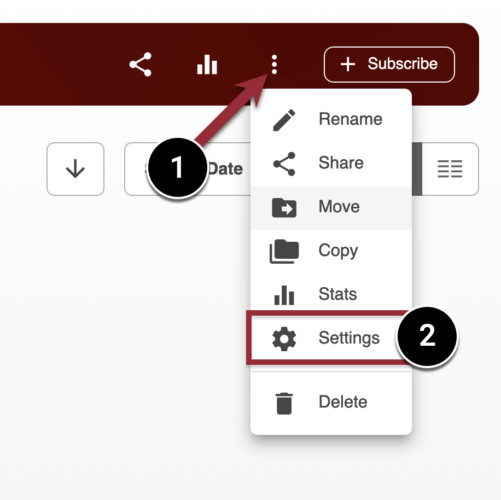 Screenshot of Settings icon