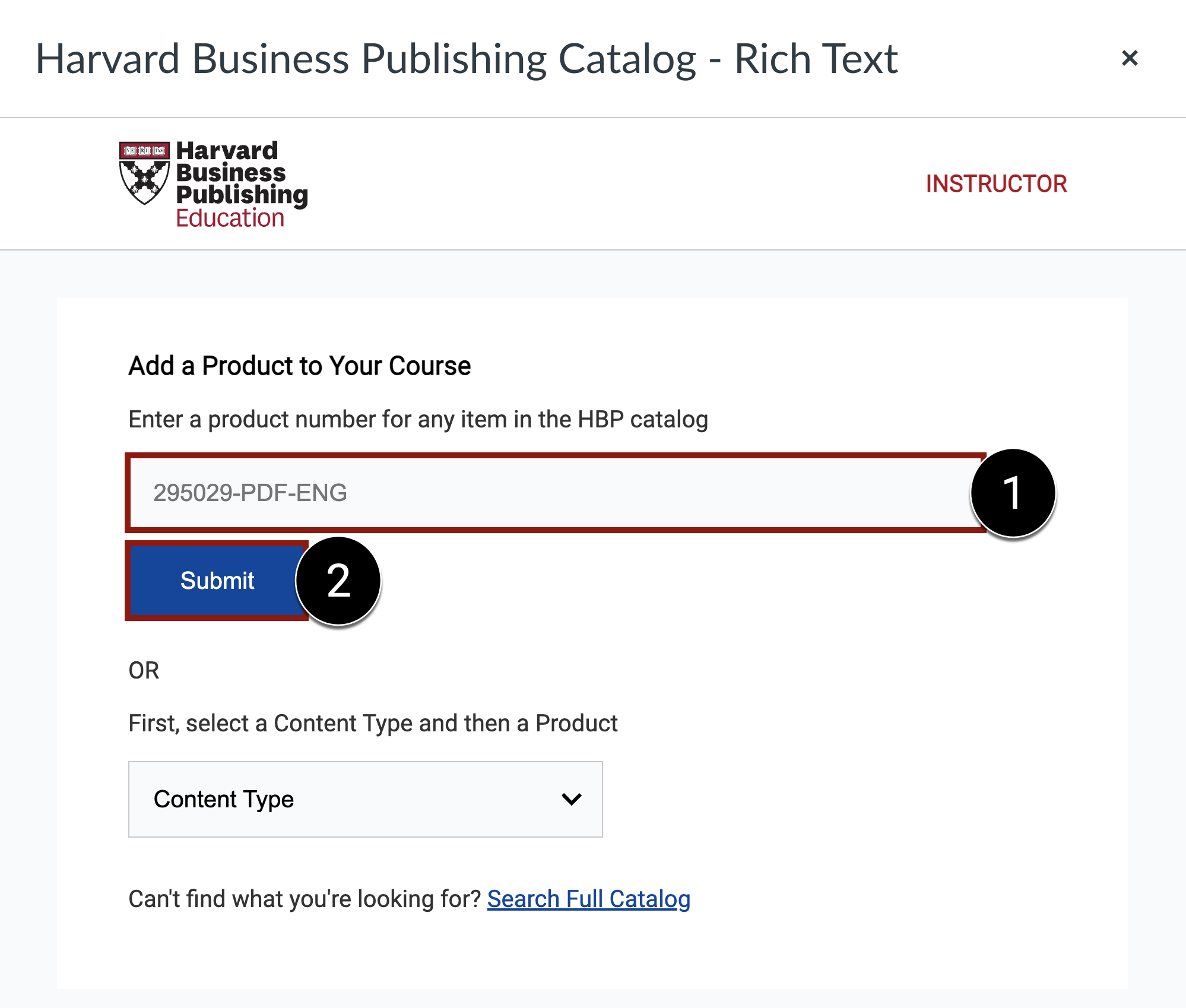 How to Add Harvard Business Publishing (HBP) Content to a Canvas Course