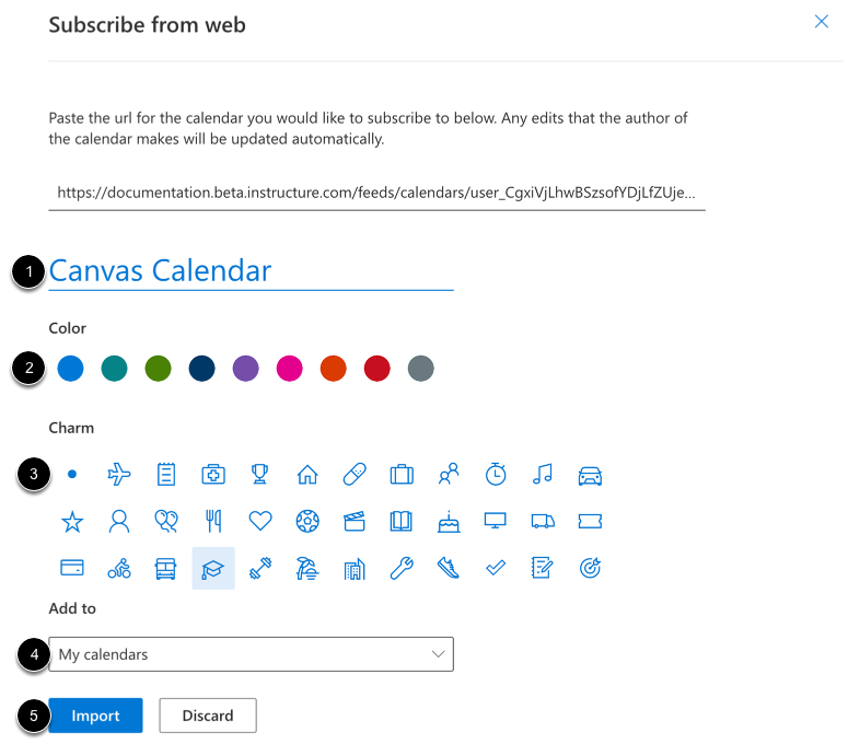 How to Sync Your Canvas Calendar Feed to Outlook in Office 365 - MIT Sloan  Teaching & Learning Technologies