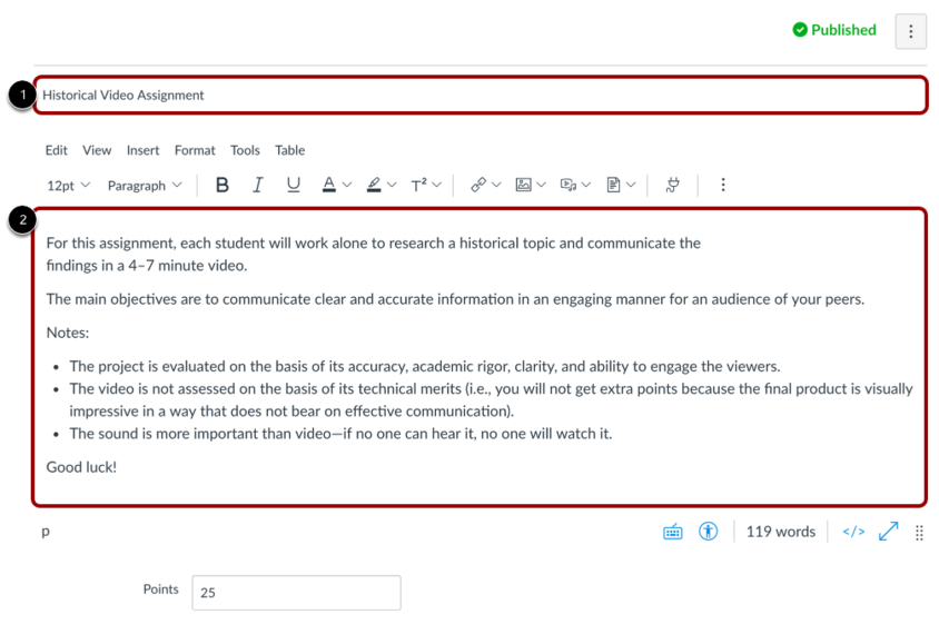 how to create a peer review assignment in canvas