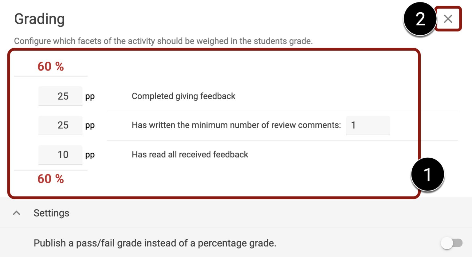 how to create a peer review assignment on canvas