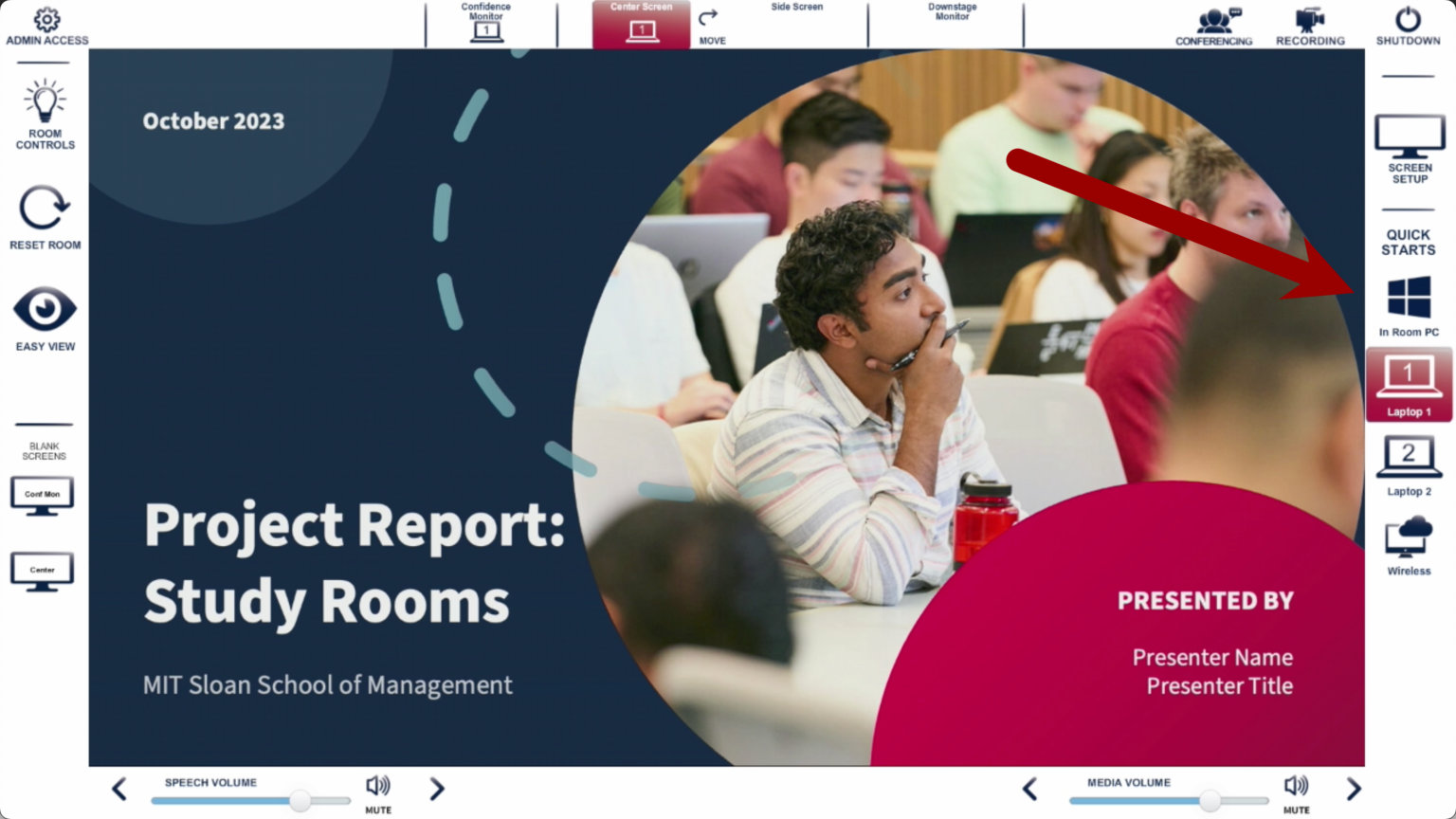 How to Present with the Built-in PC in an MIT Sloan Classroom - MIT ...