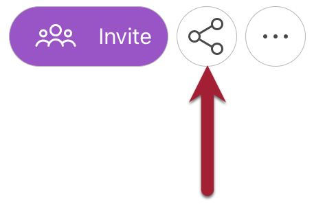 Screenshot of the Share icon