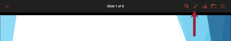 Screenshot of Pen icon