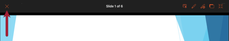 Screenshot of X icon
