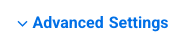 Screenshot of Advanced Settings