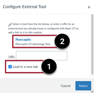 Screenshot of the Configure External Tool window