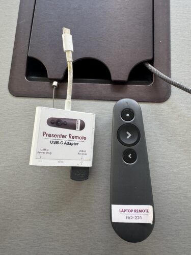 Presentation remote and adapter 